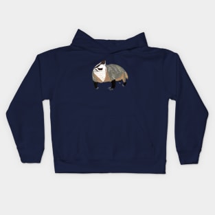 Western American Badger Kids Hoodie